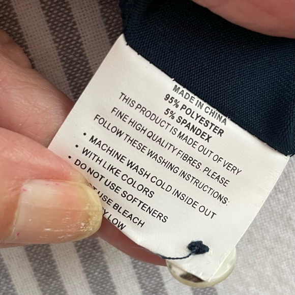 C.Defoor Men’s Polo Shirt. XL Dark Blue/Green. NWT - Picture 9 of 10